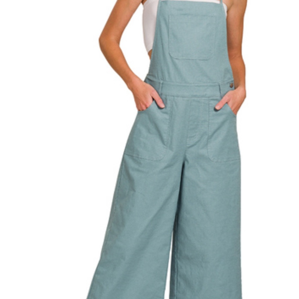 #463 Zenana Outfitters Blue Overalls